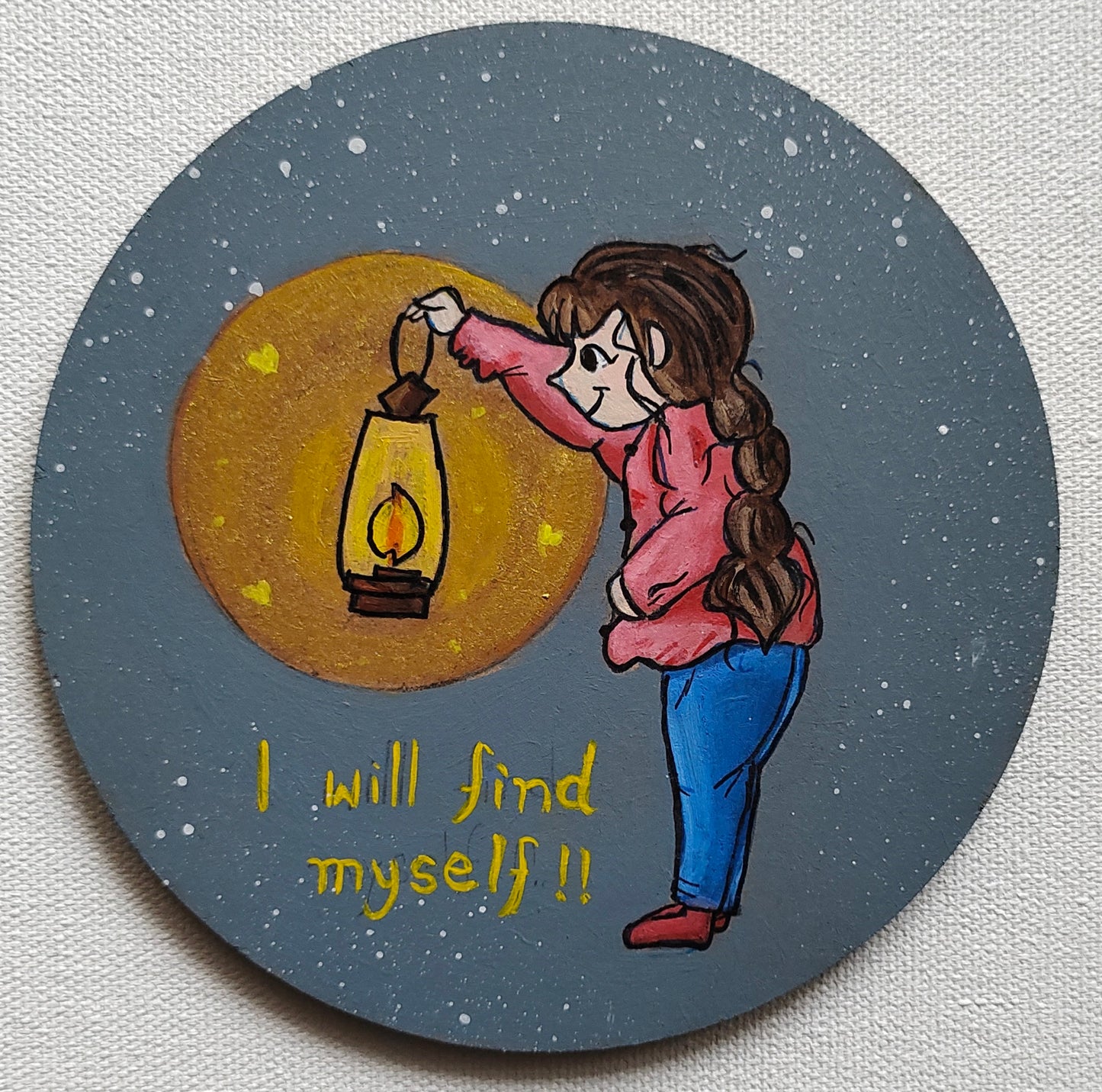 Fridge Magnet - I will find myself