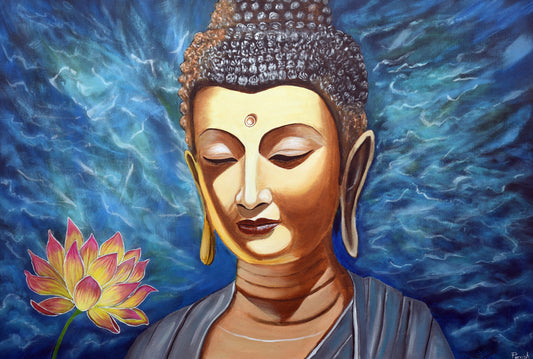 Cosmic Tranquility: Buddha in the Universe