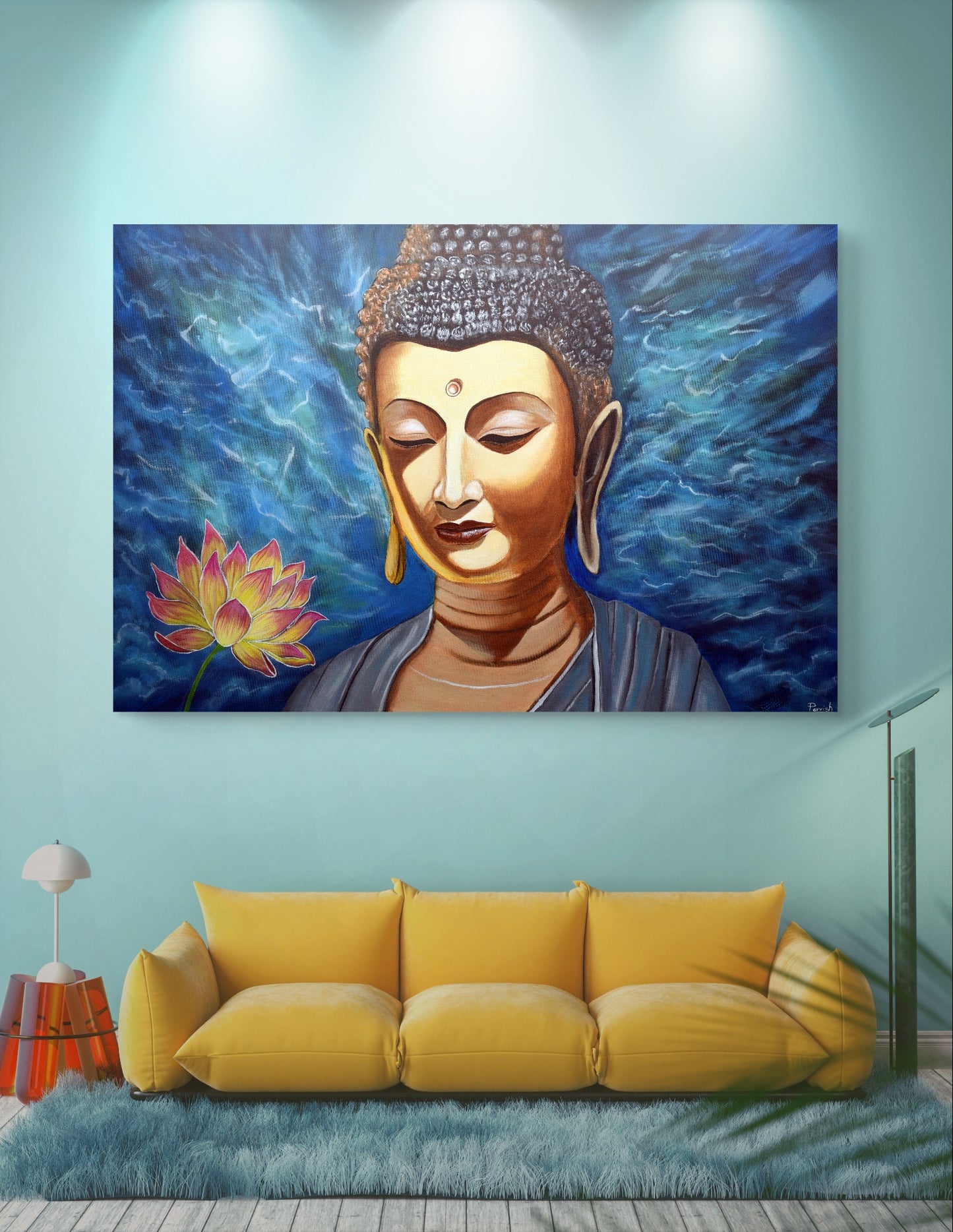 Cosmic Tranquility: Buddha in the Universe