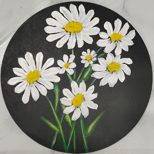 Small round shape painting